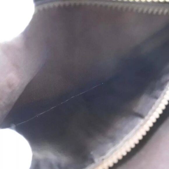 CELINE Macadam Shoulder Bag Brown PVC Women - Picture 9 of 12